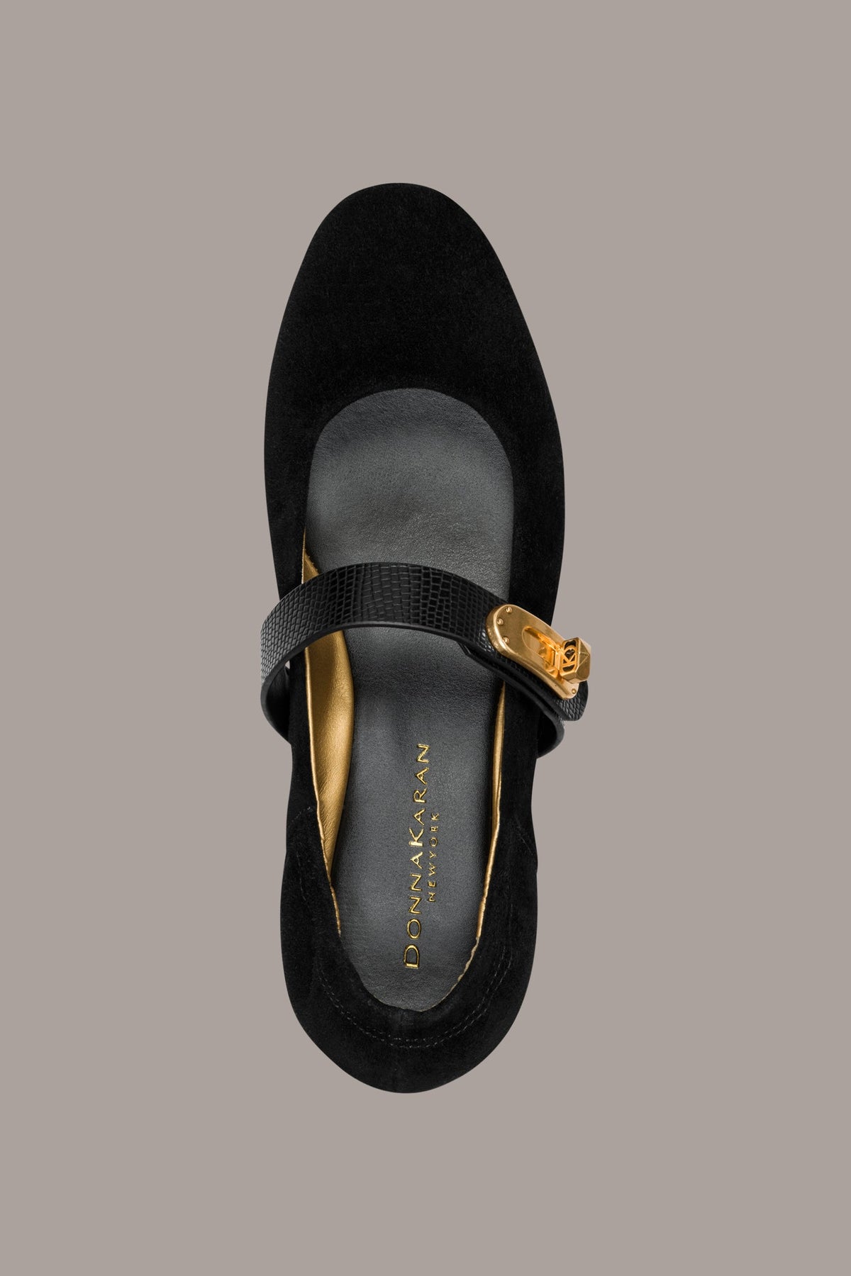ANSELM SUEDE MARY JANE FLAT