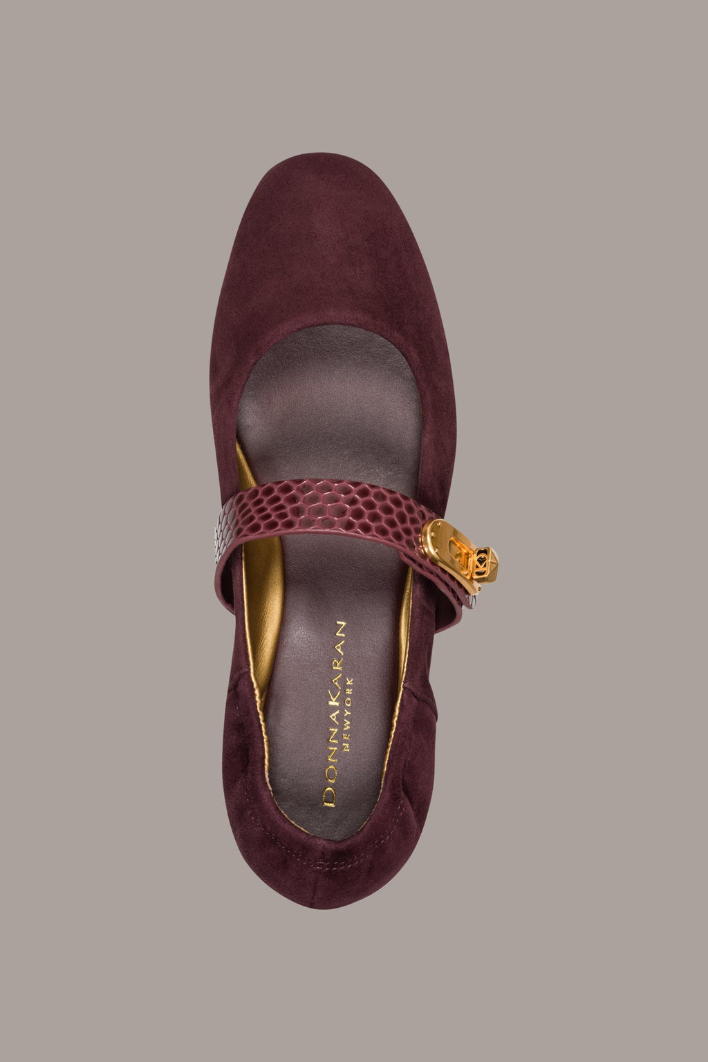 ANSELM SUEDE MARY JANE FLAT