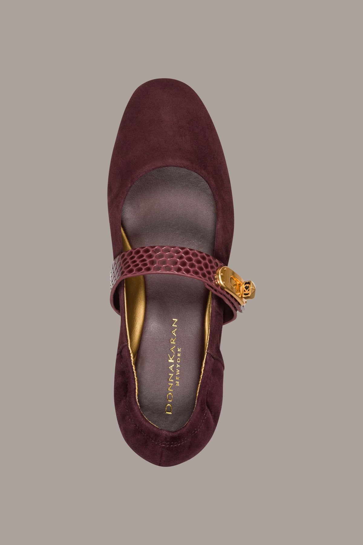 ANSELM SUEDE MARY JANE FLAT
