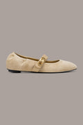 ANSELM SUEDE MARY JANE FLAT