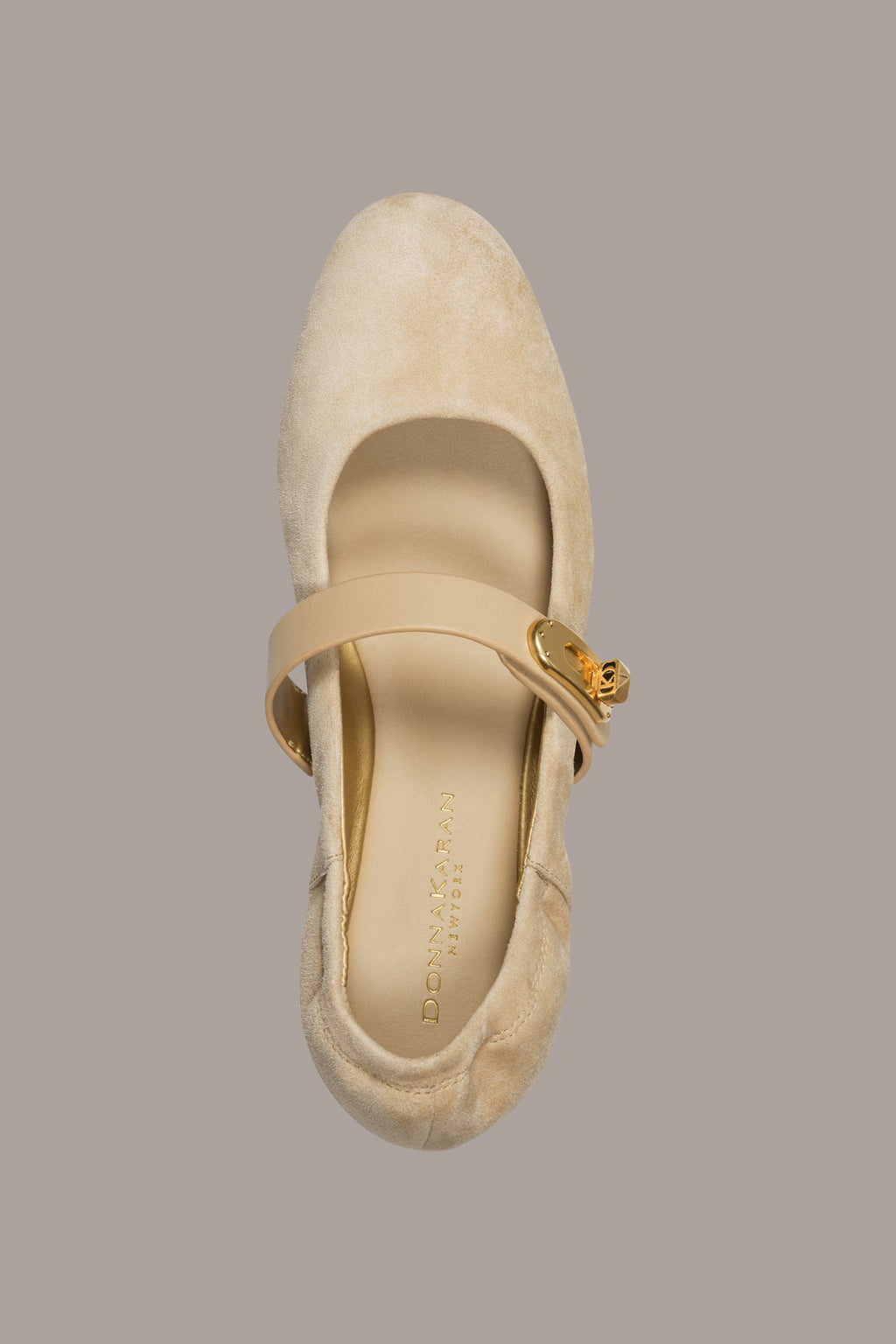 ANSELM SUEDE MARY JANE FLAT