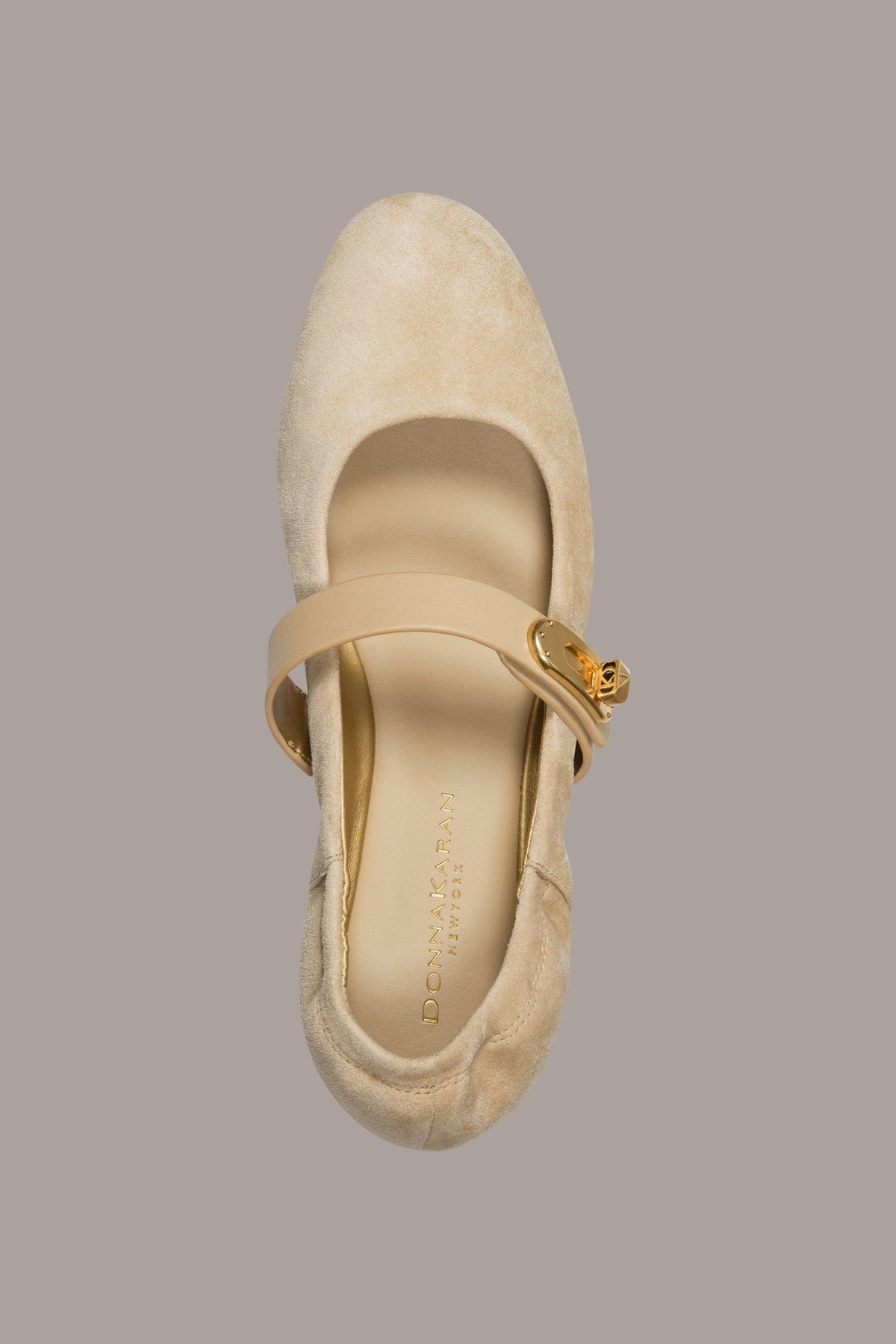 ANSELM SUEDE MARY JANE FLAT