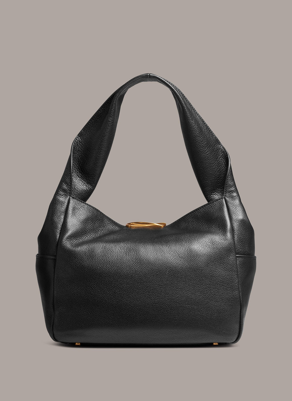 AMAGANSETT LEATHER SHOULDER BAG