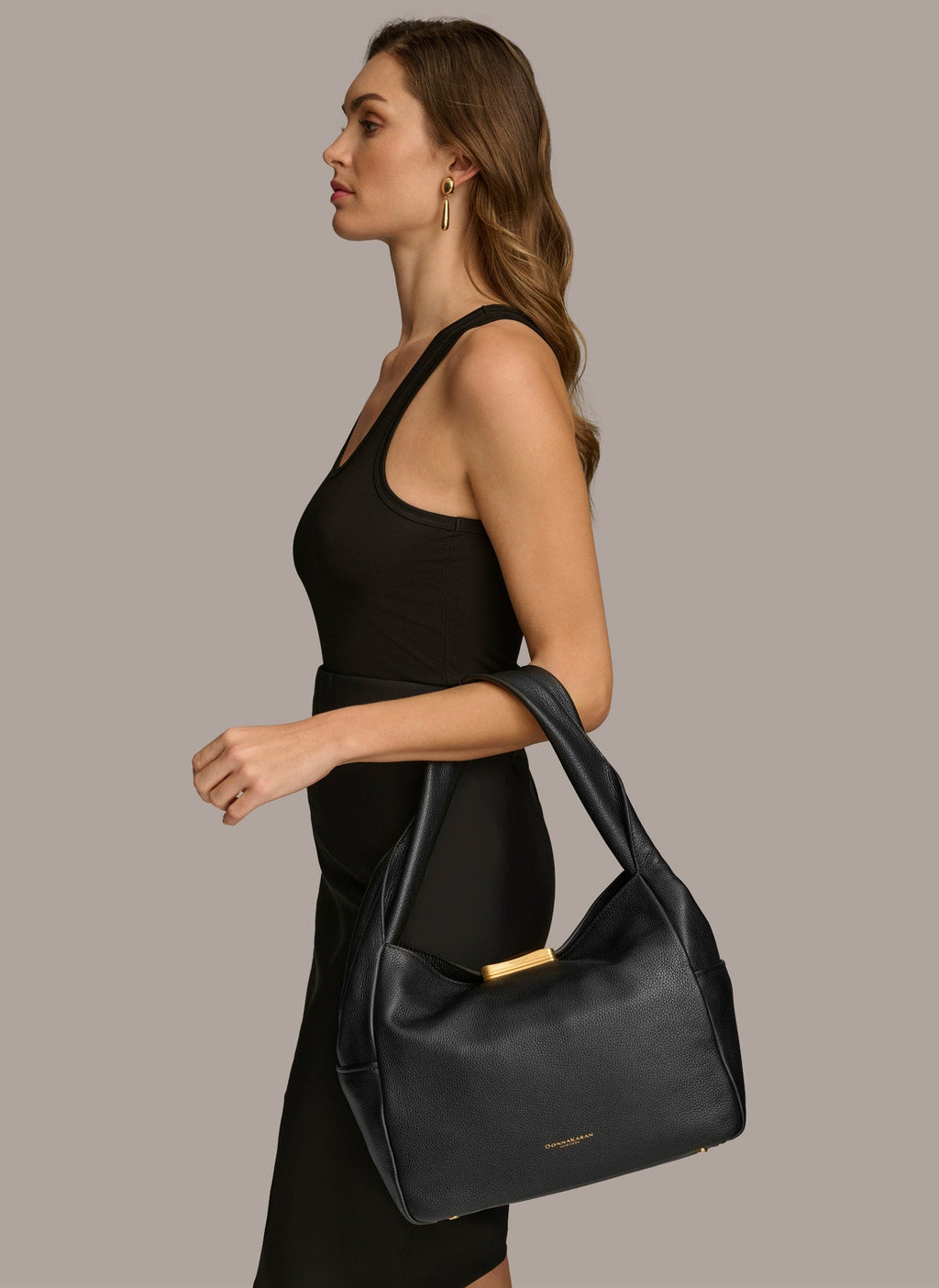 AMAGANSETT LEATHER SHOULDER BAG
