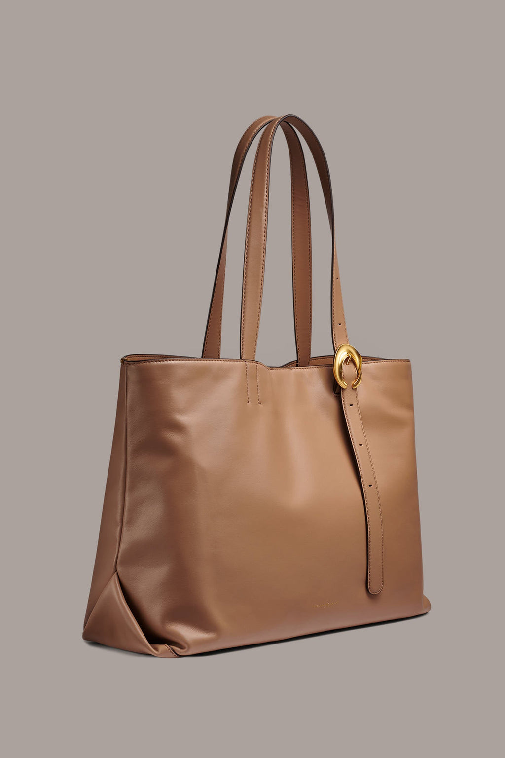 BROCADE LEATHER TOTE