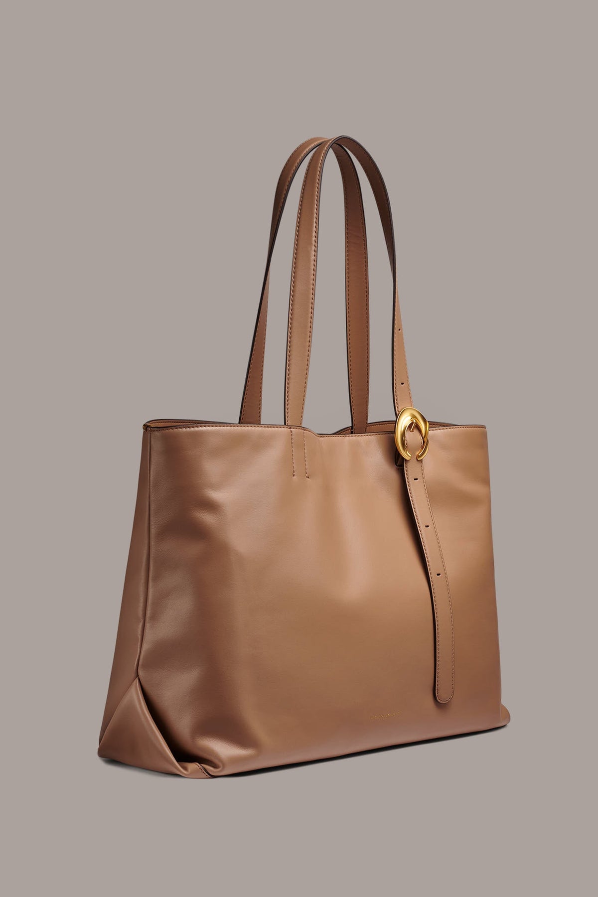 BROCADE LEATHER TOTE