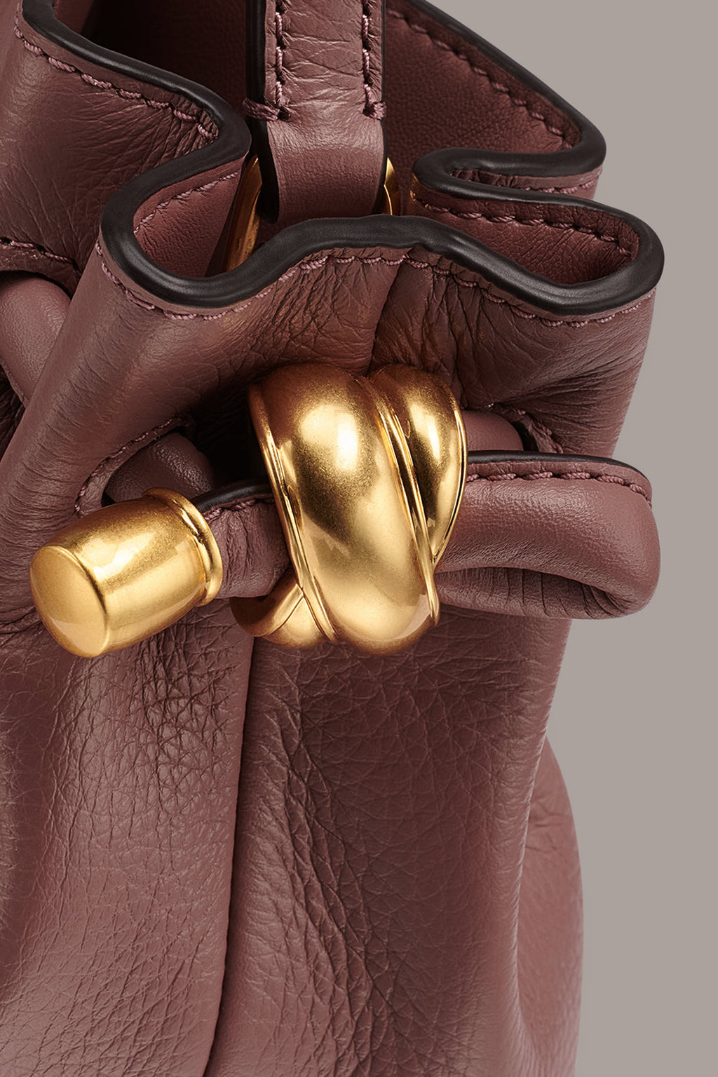 CASHMERE LEATHER CROSSBODY BAG