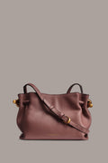 CASHMERE LEATHER CROSSBODY BAG