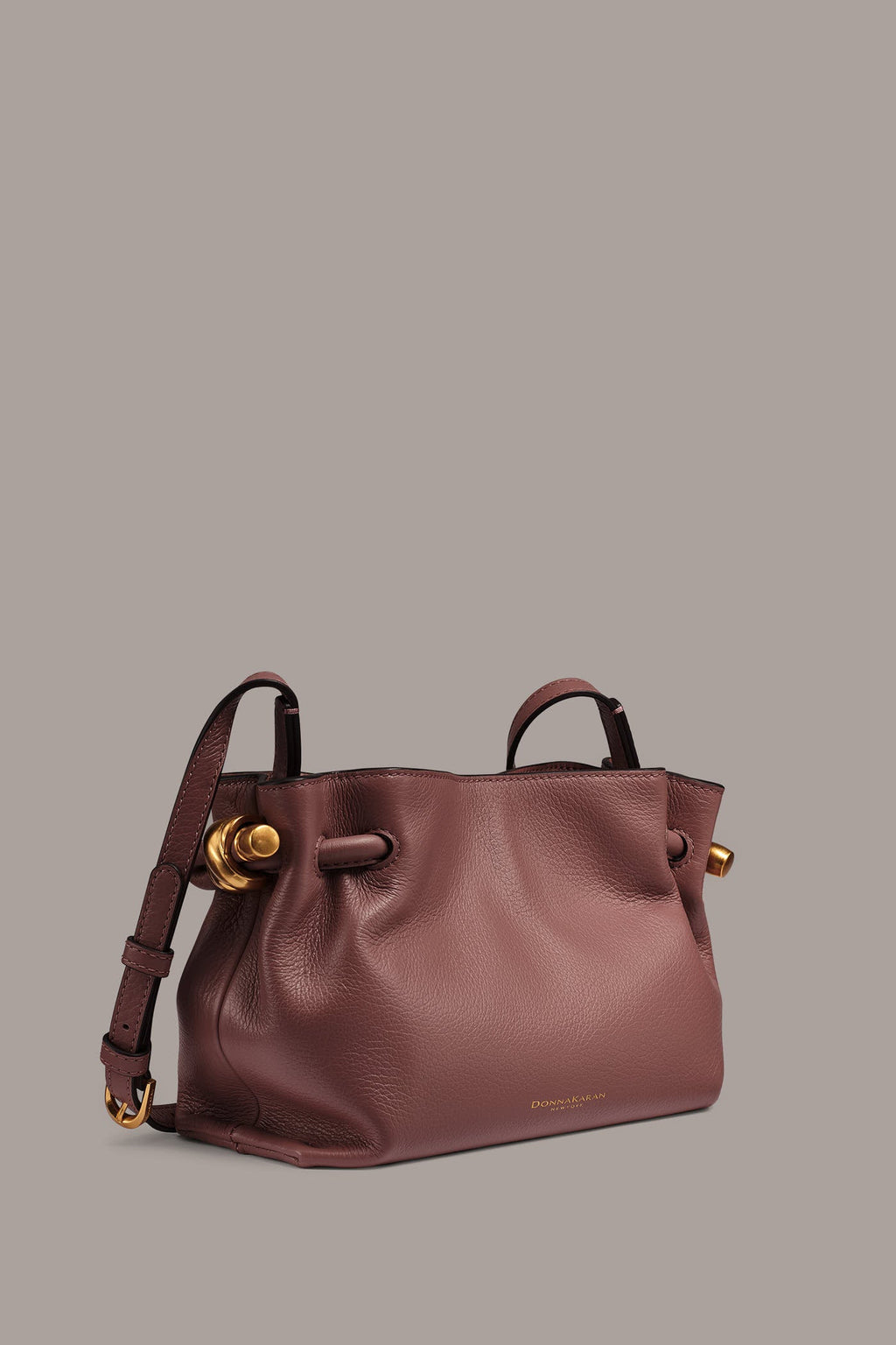 CASHMERE LEATHER CROSSBODY BAG