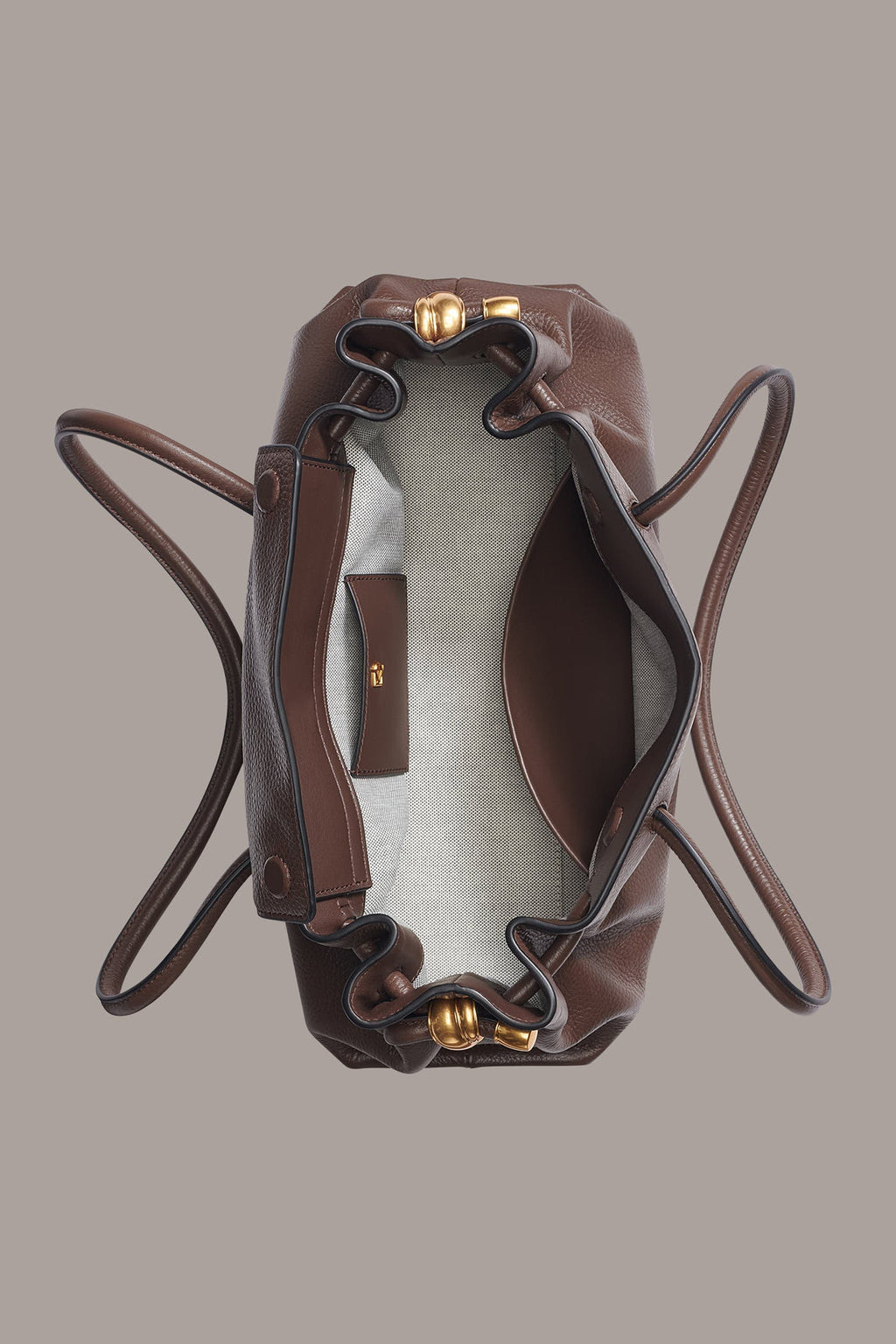 CASHMERE LEATHER MEDIUM TOTE