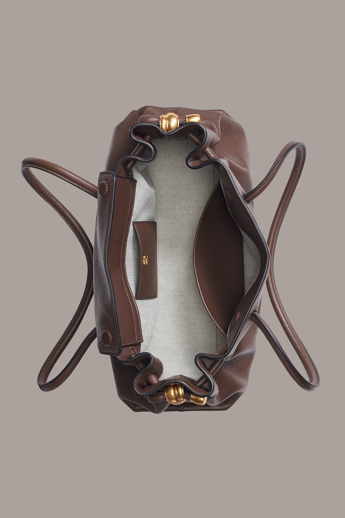 CASHMERE LEATHER MEDIUM TOTE