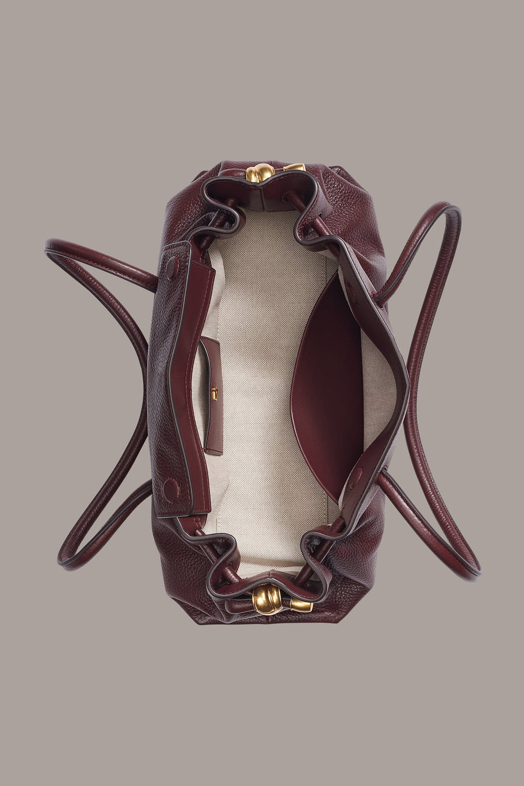 CASHMERE LEATHER MEDIUM TOTE