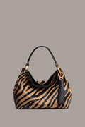 GLENWOOD ZEBRA CALF HAIR SHOULDER BAG
