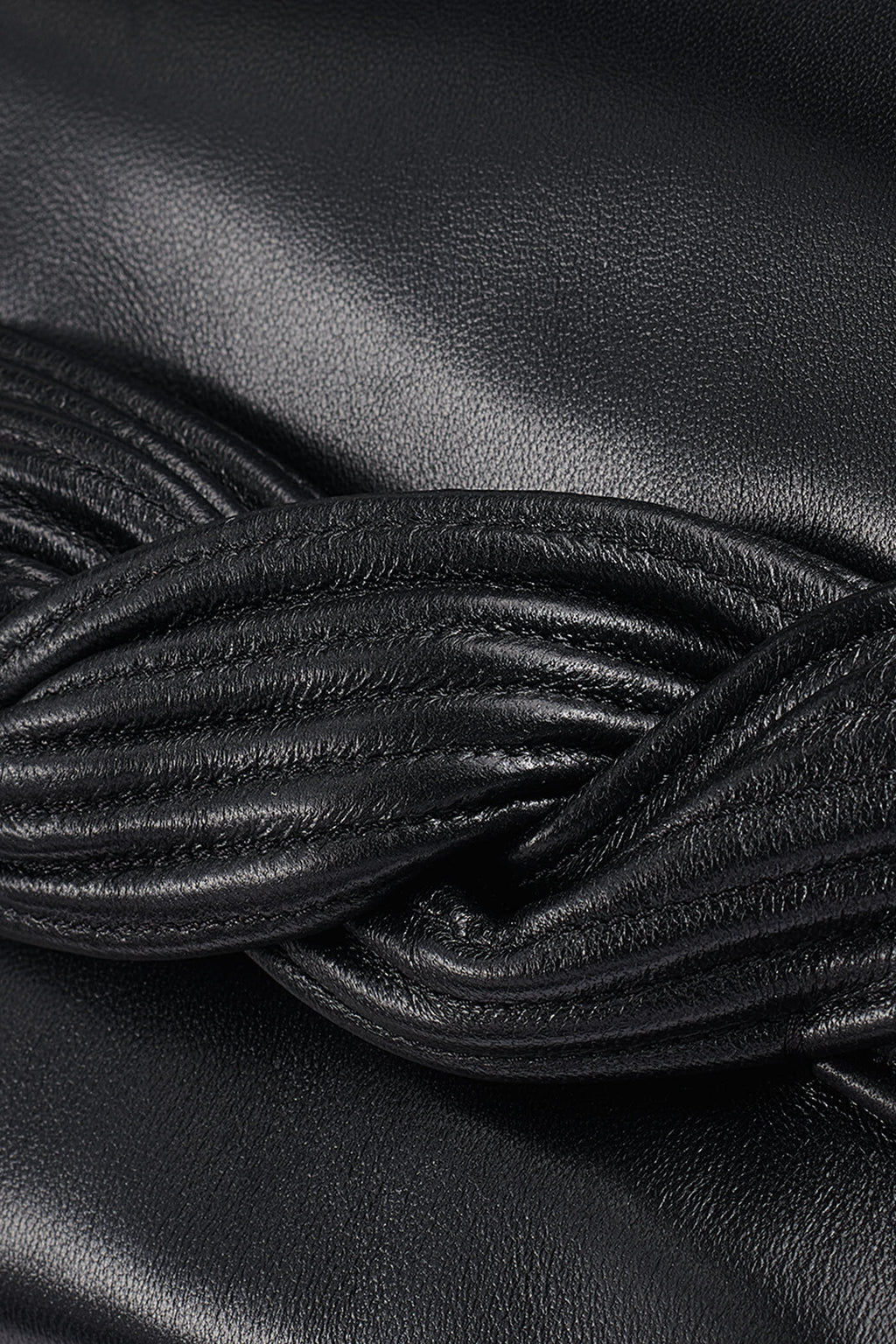 GRENADINE LEATHER CLUTCH