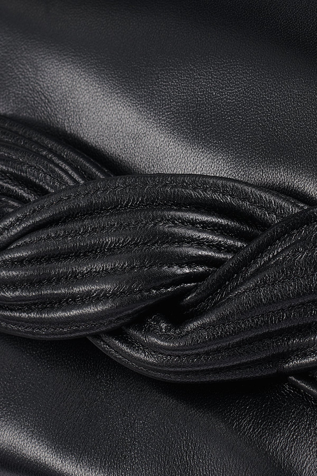 GRENADINE LEATHER CLUTCH