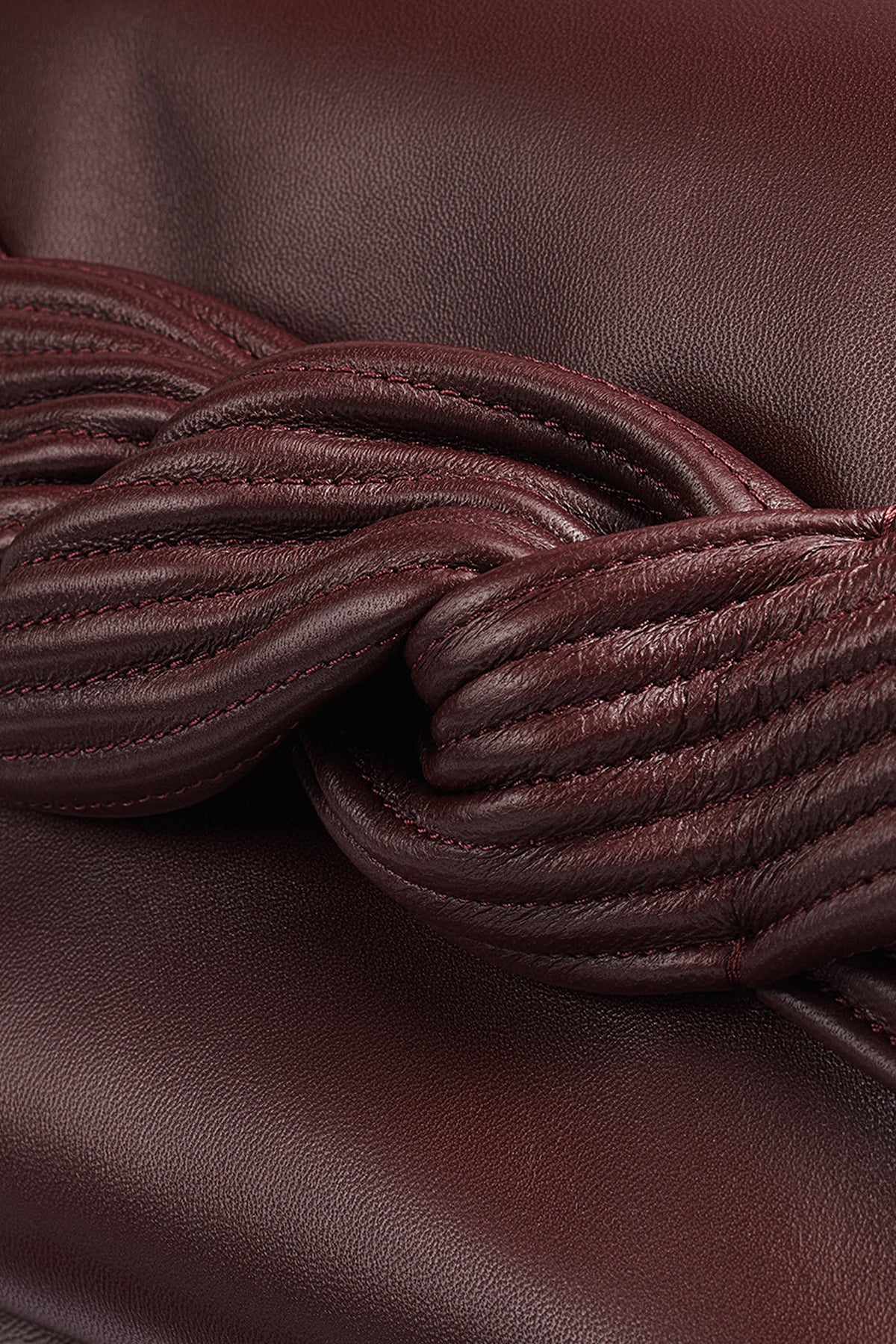 GRENADINE LEATHER CLUTCH