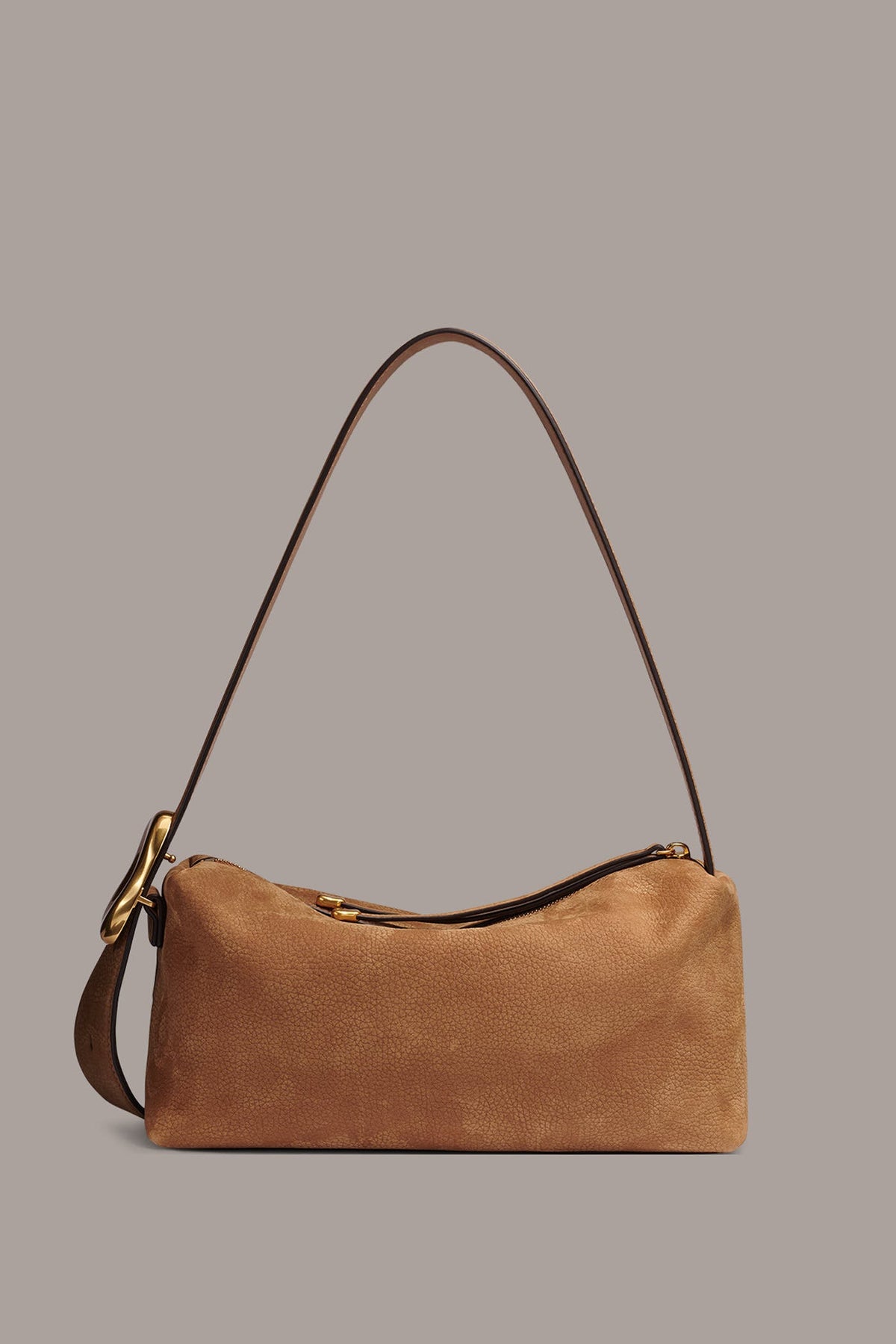 HEATHER SUEDE SHOULDER BAG