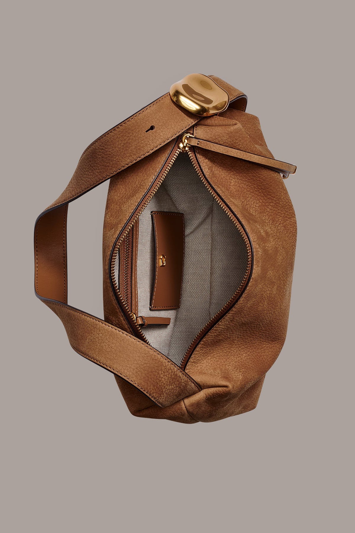 HEATHER SUEDE SHOULDER BAG