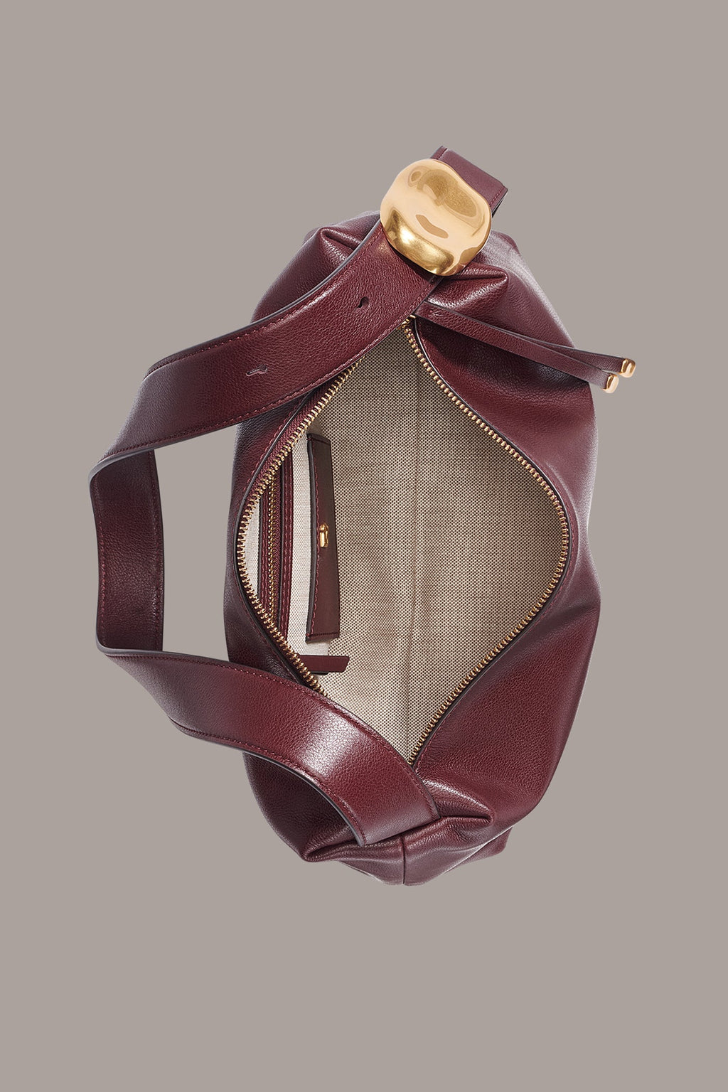 HEATHER LEATHER SHOULDER BAG