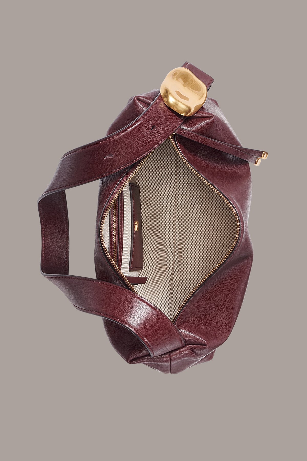 HEATHER LEATHER SHOULDER BAG