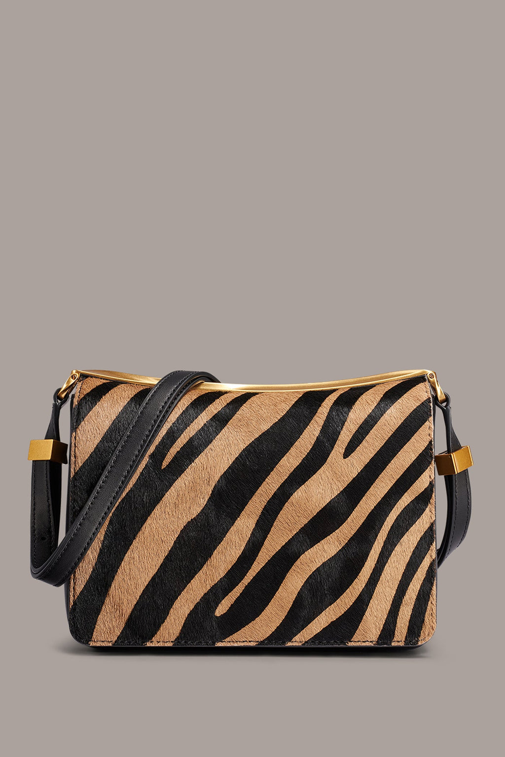 JERICHO ZEBRA CALF HAIR SHOULDER BAG