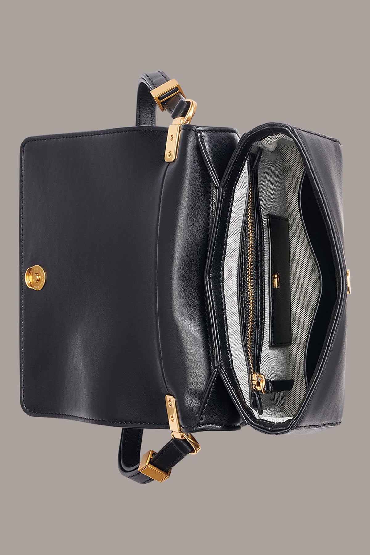 JERICHO ZEBRA CALF HAIR SHOULDER BAG