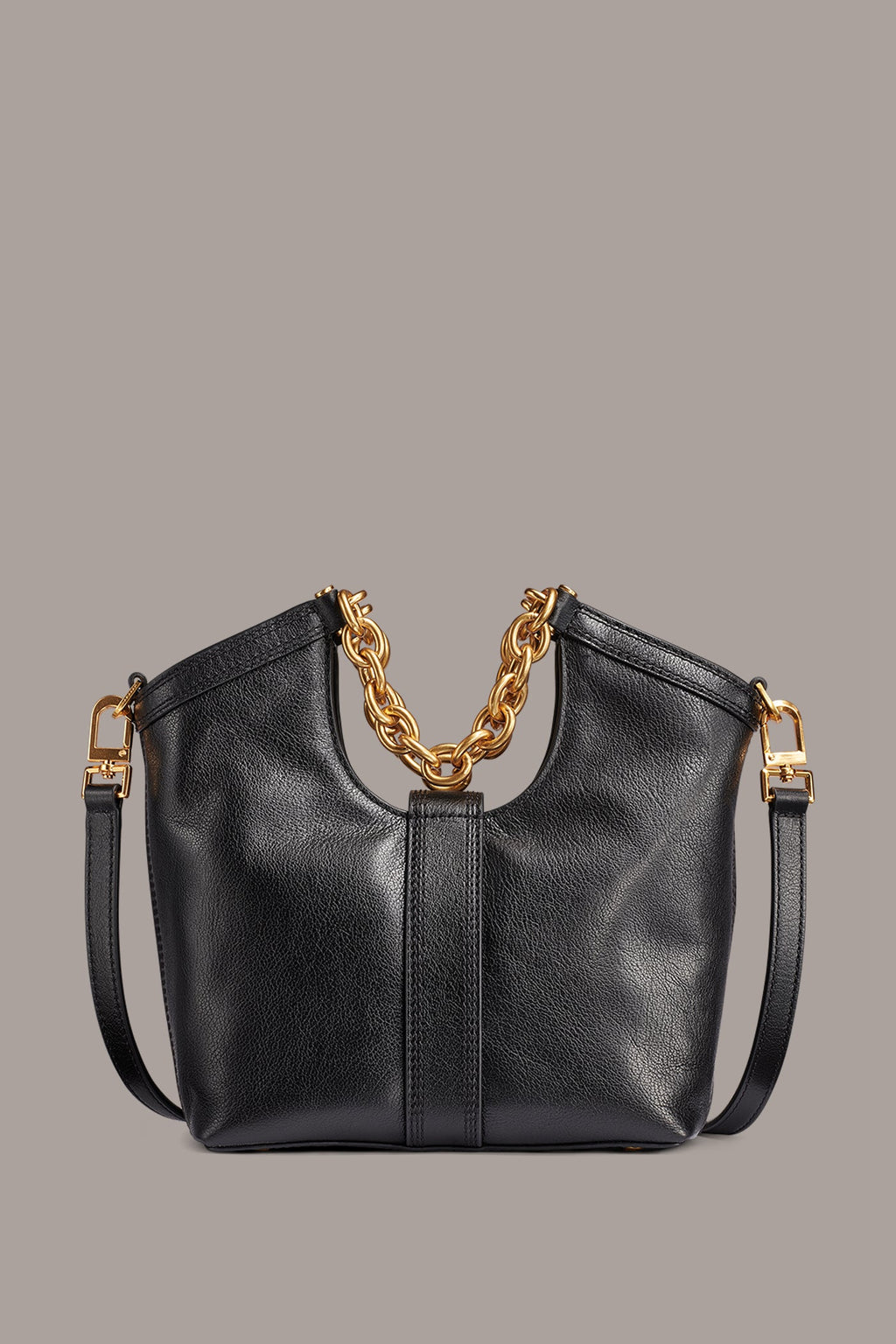 LENO LEATHER SMALL TOTE