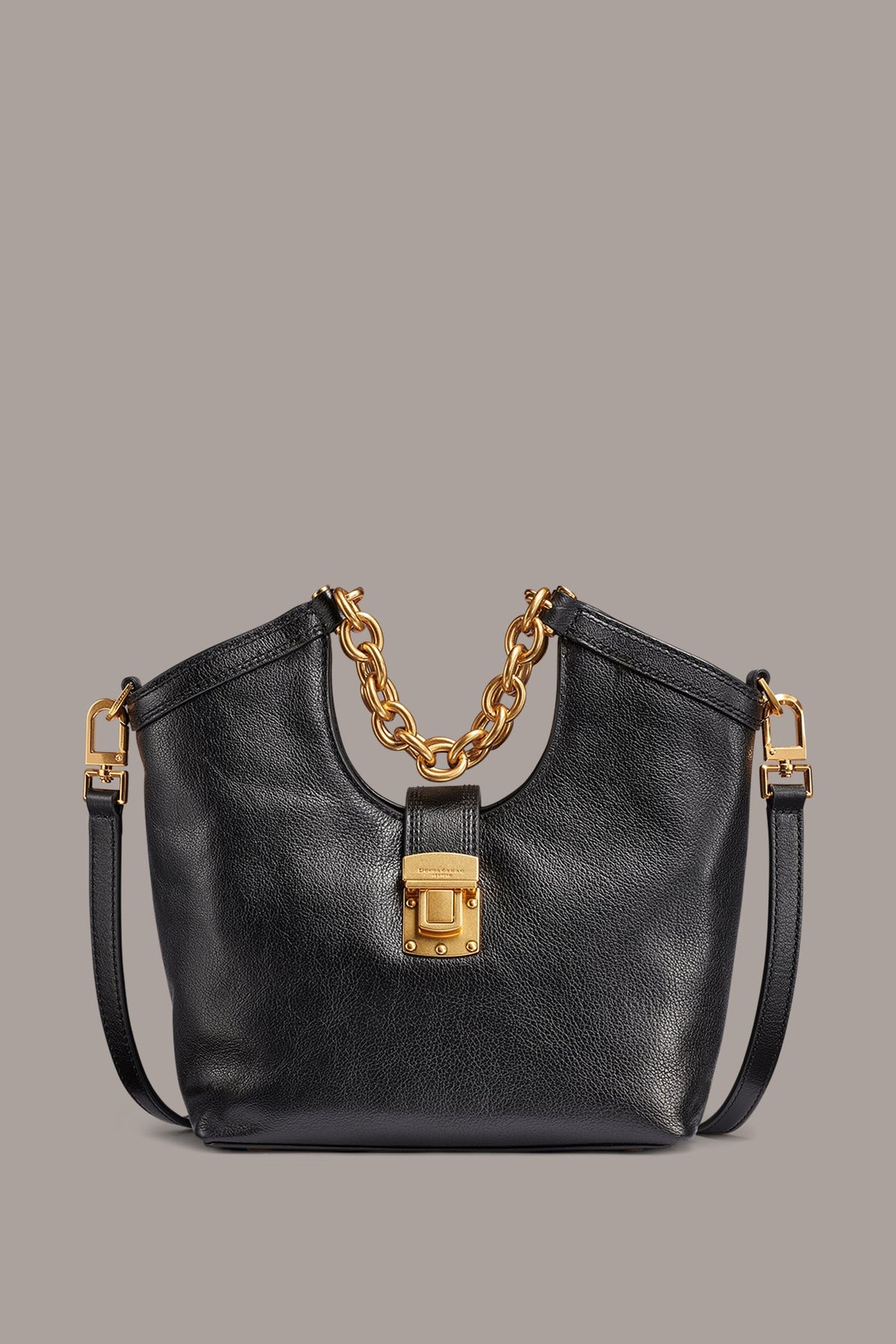 LENO LEATHER SMALL TOTE
