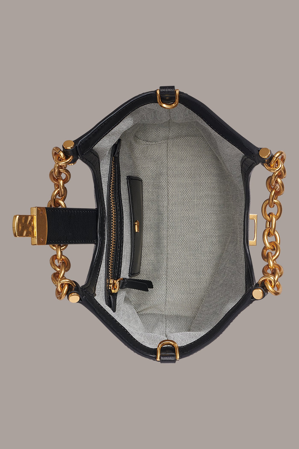 LENO LEATHER SMALL TOTE