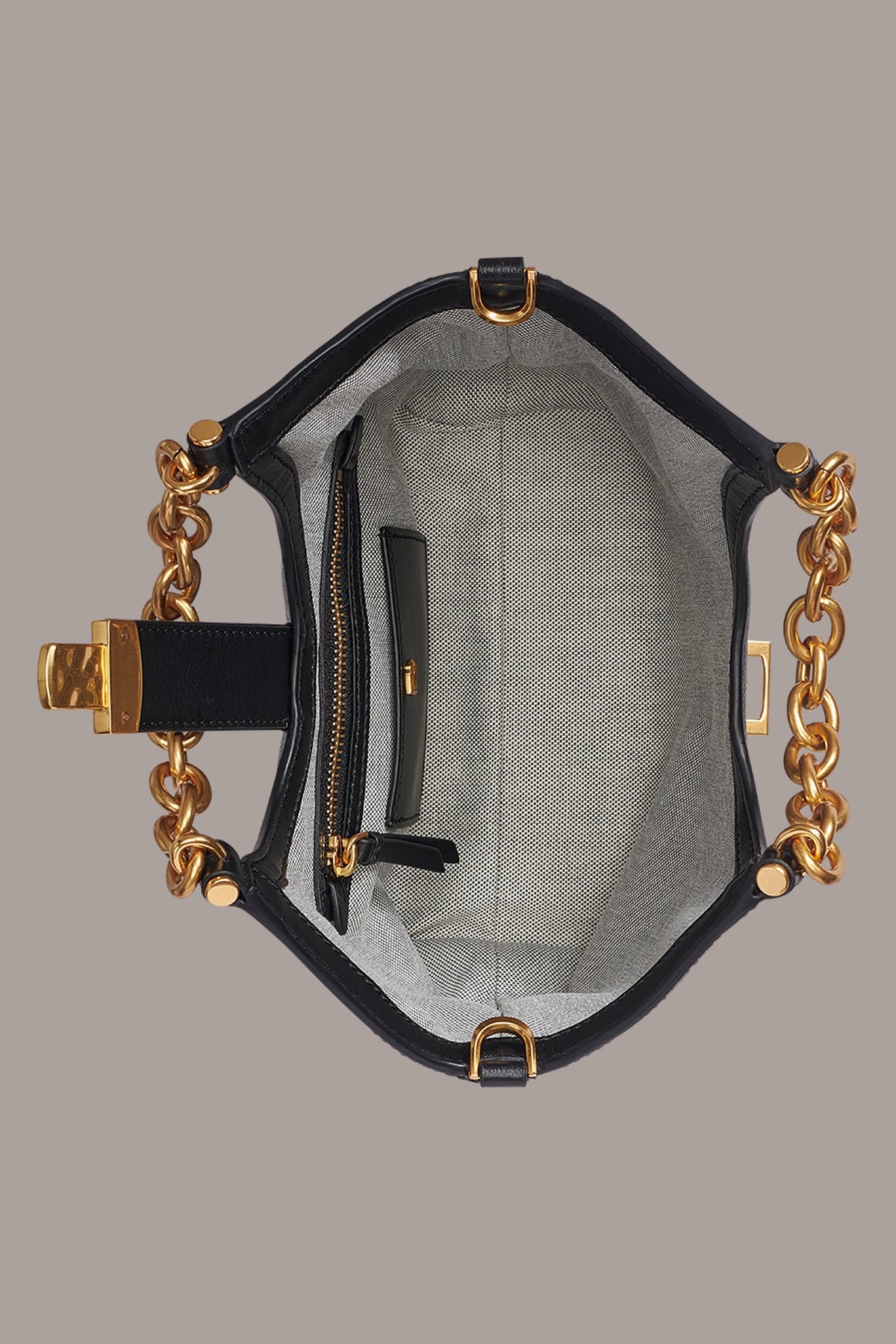 LENO LEATHER SMALL TOTE