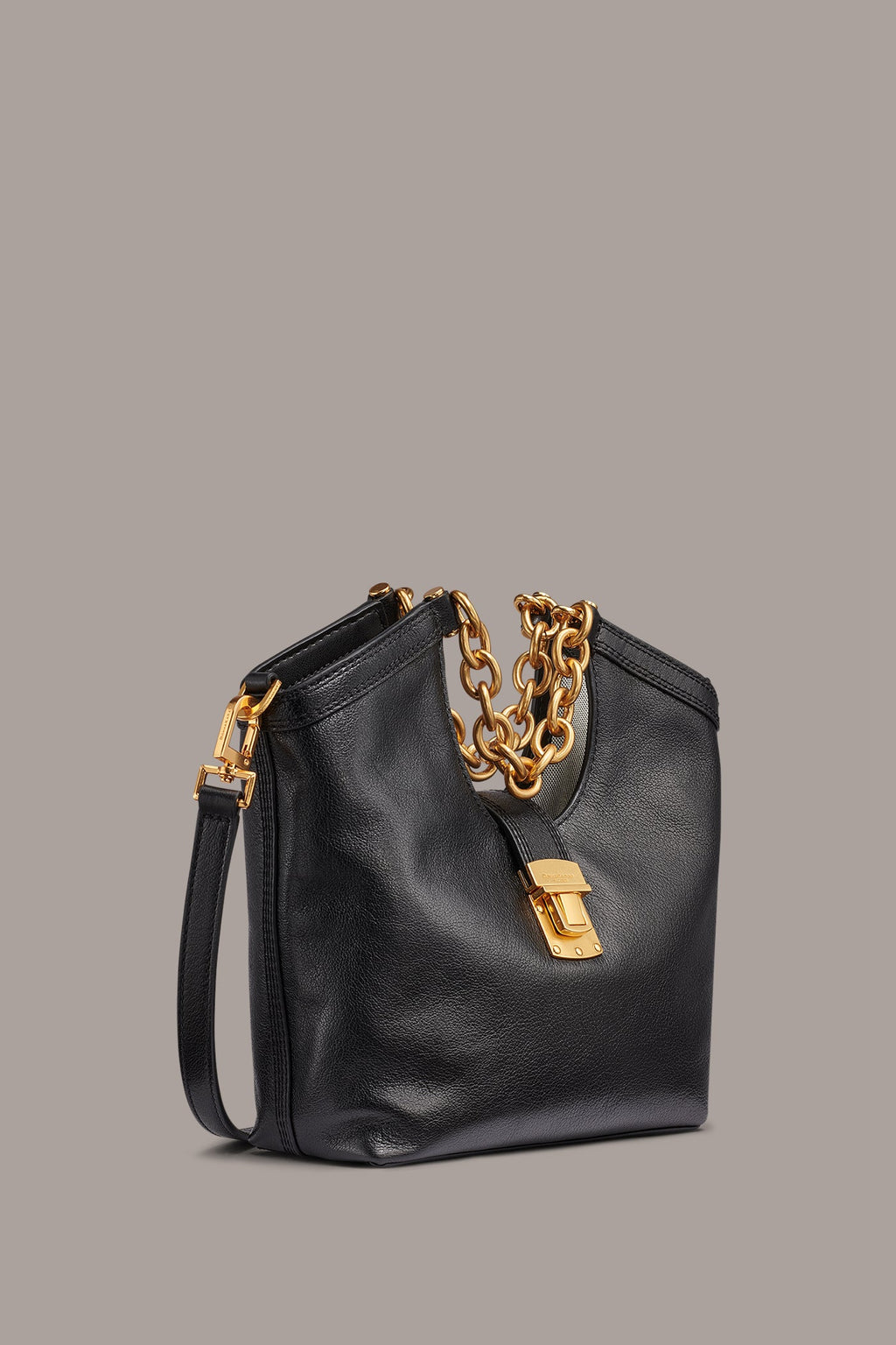 LENO LEATHER SMALL TOTE