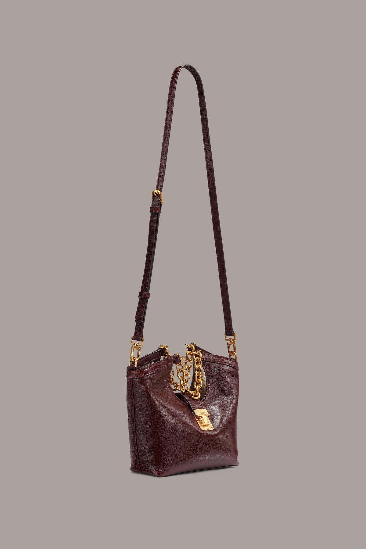 LENO LEATHER SMALL TOTE