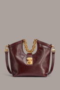 LENO LEATHER SMALL TOTE