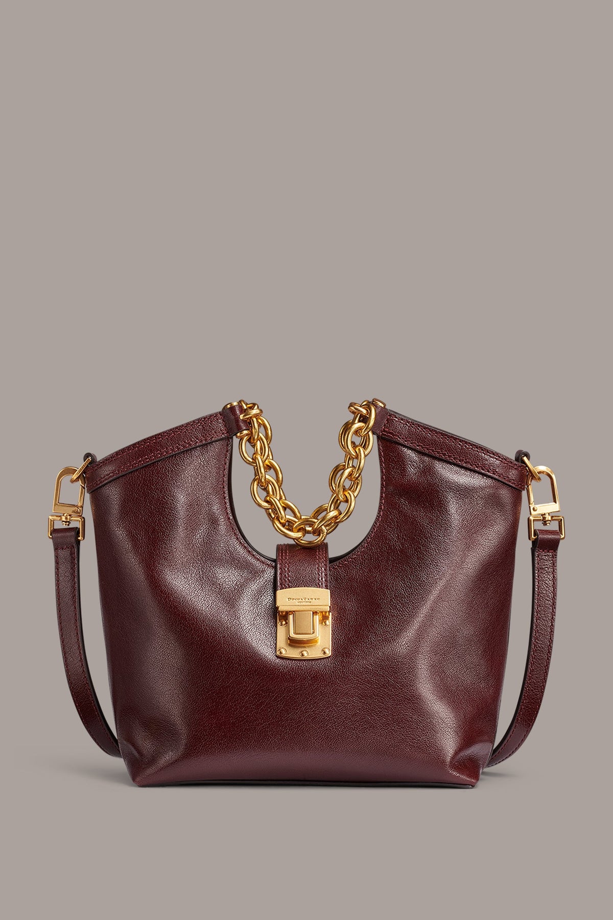 LENO LEATHER SMALL TOTE