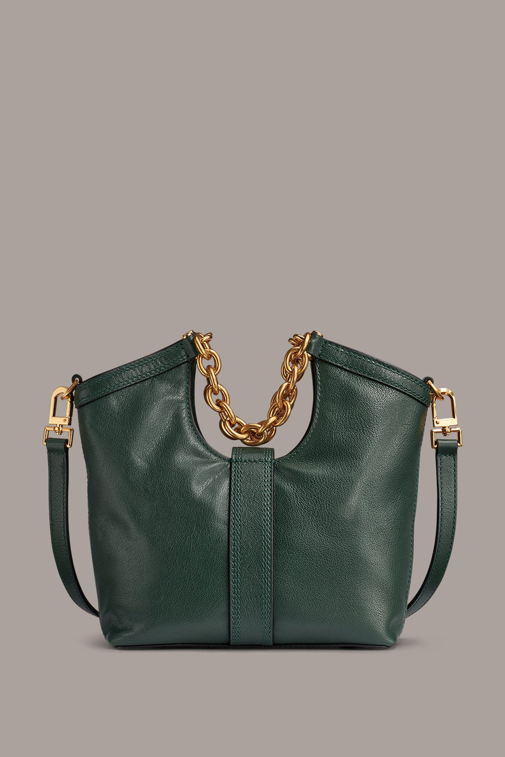 LENO LEATHER SMALL TOTE