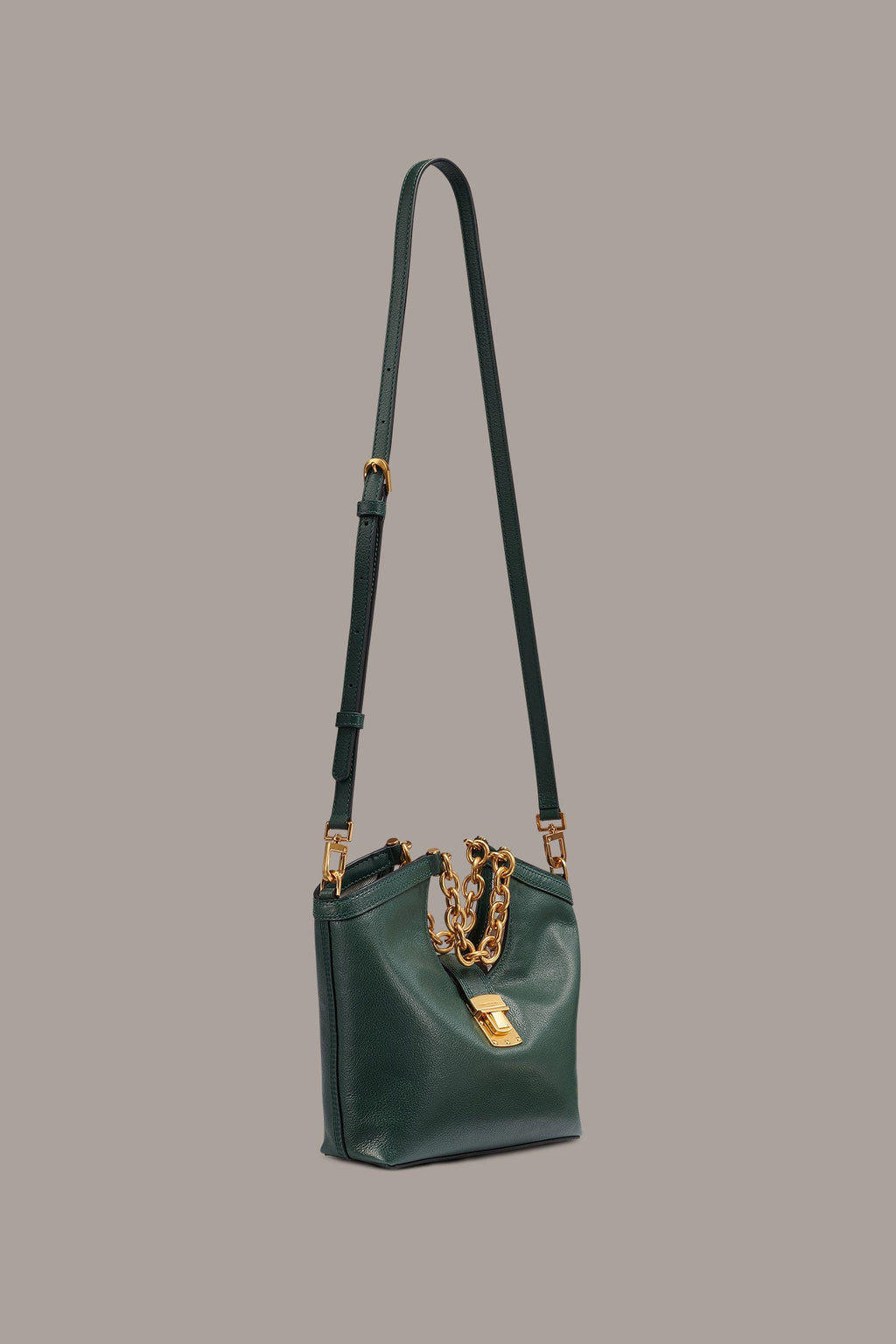 LENO LEATHER SMALL TOTE
