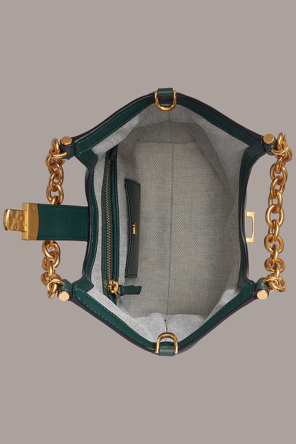 LENO LEATHER SMALL TOTE