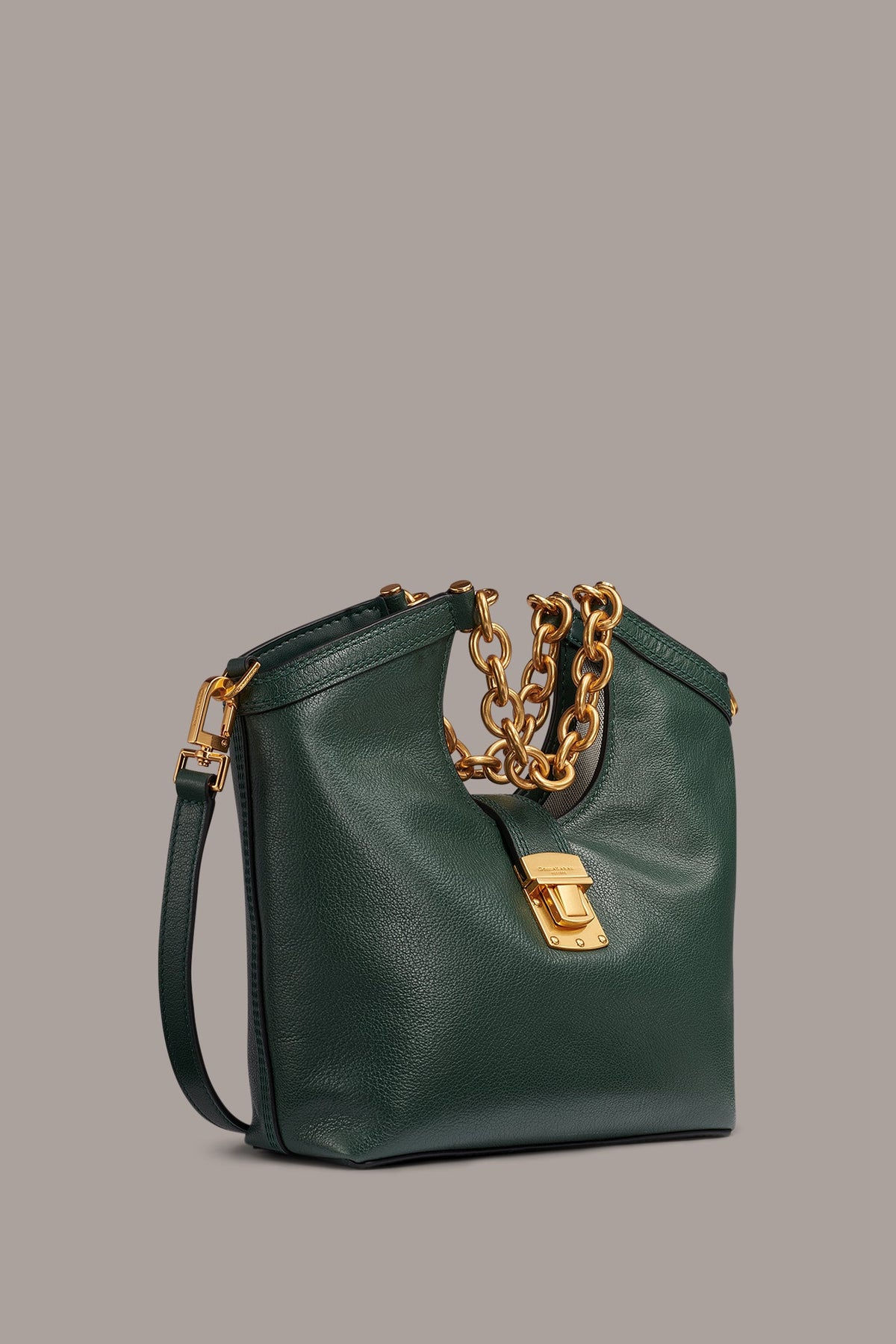LENO LEATHER SMALL TOTE
