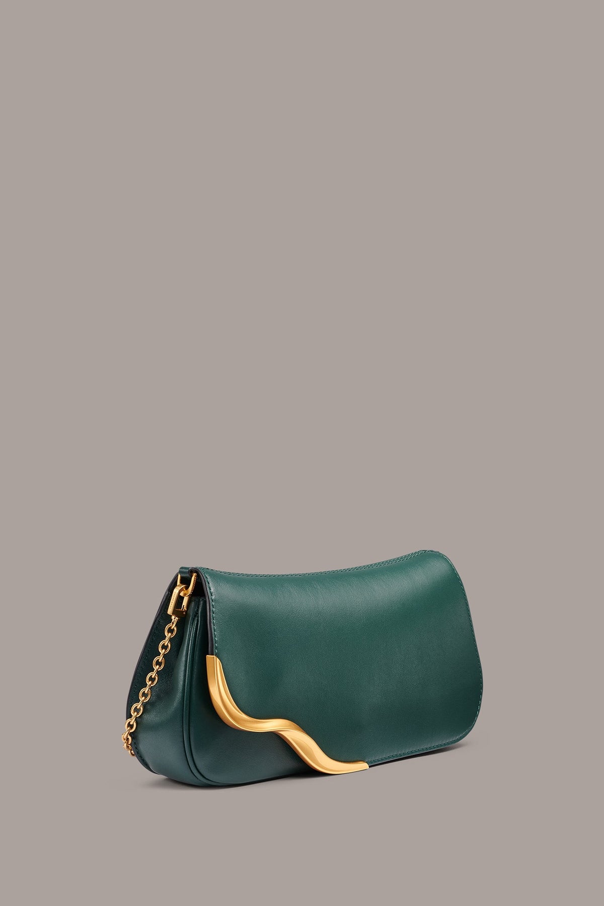 MALVERNE LEATHER CLUTCH