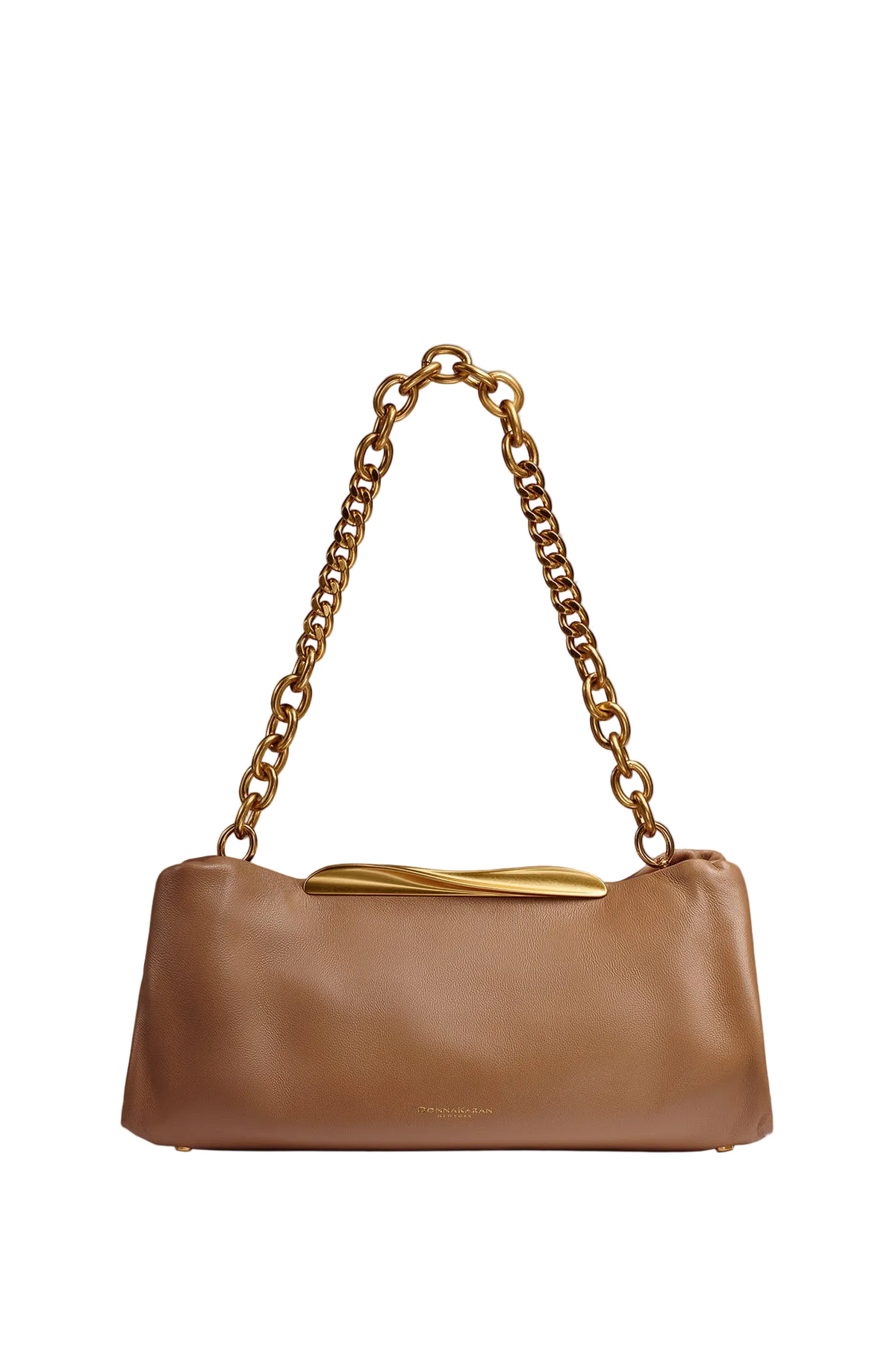 POPLIN LEATHER CLUTCH