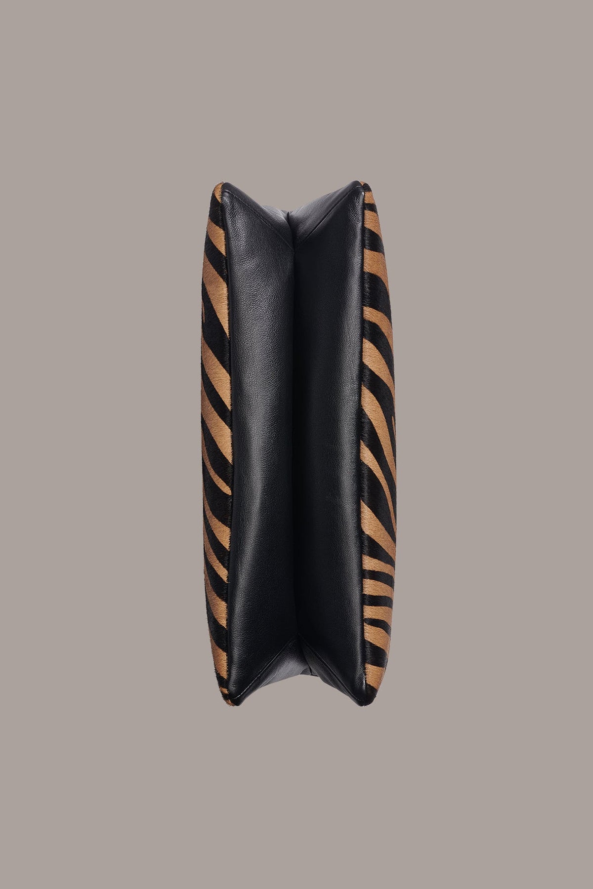 VELVET ZEBRA CALF HAIR SHOULDER BAG