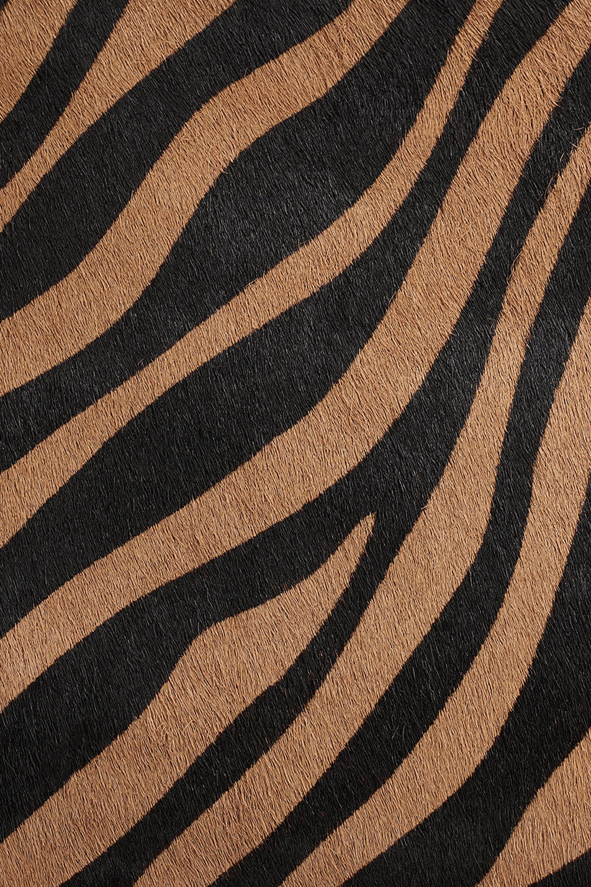 VELVET ZEBRA CALF HAIR SHOULDER BAG