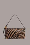 VELVET ZEBRA CALF HAIR SHOULDER BAG