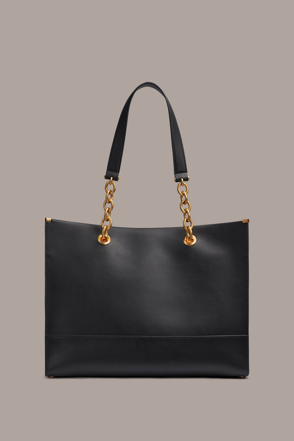 MERINO LEATHER LOGO TOTE