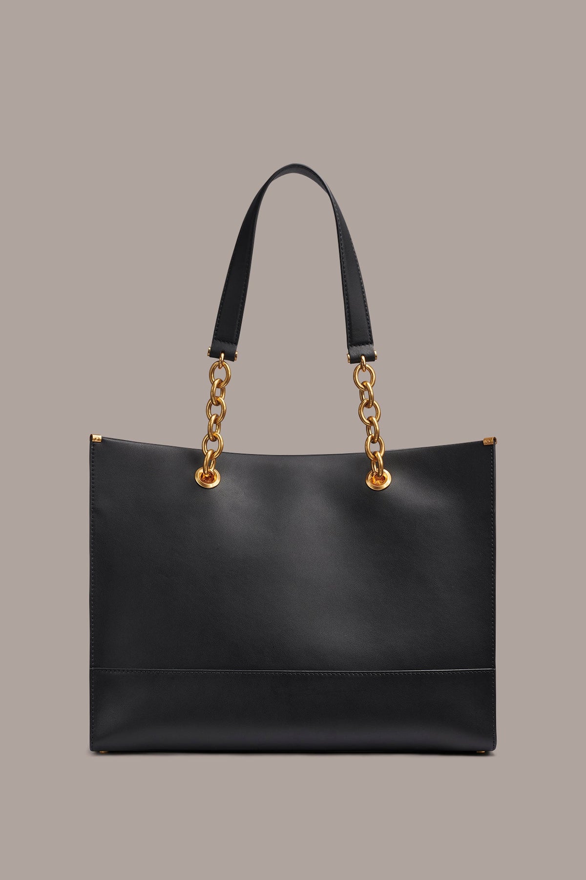 MERINO LEATHER LOGO TOTE