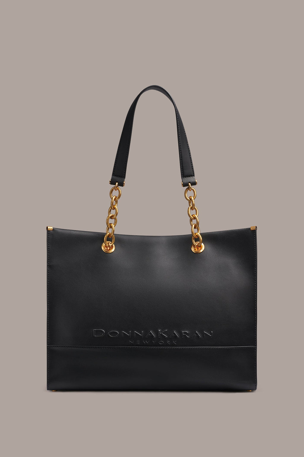 MERINO LEATHER LOGO TOTE