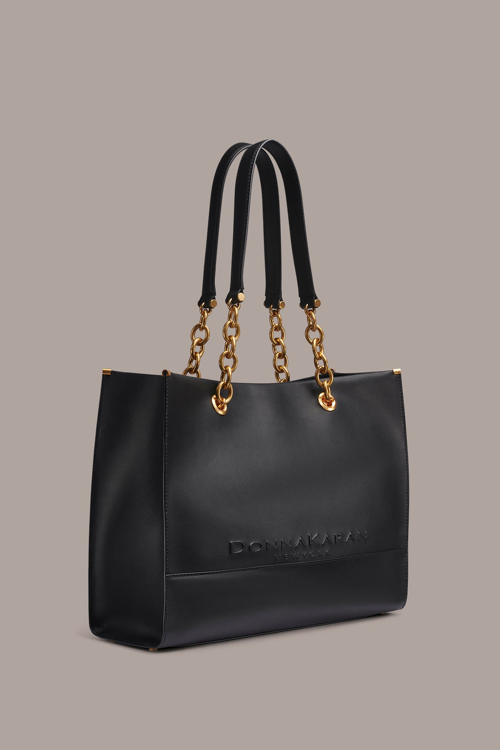 MERINO LEATHER LOGO TOTE