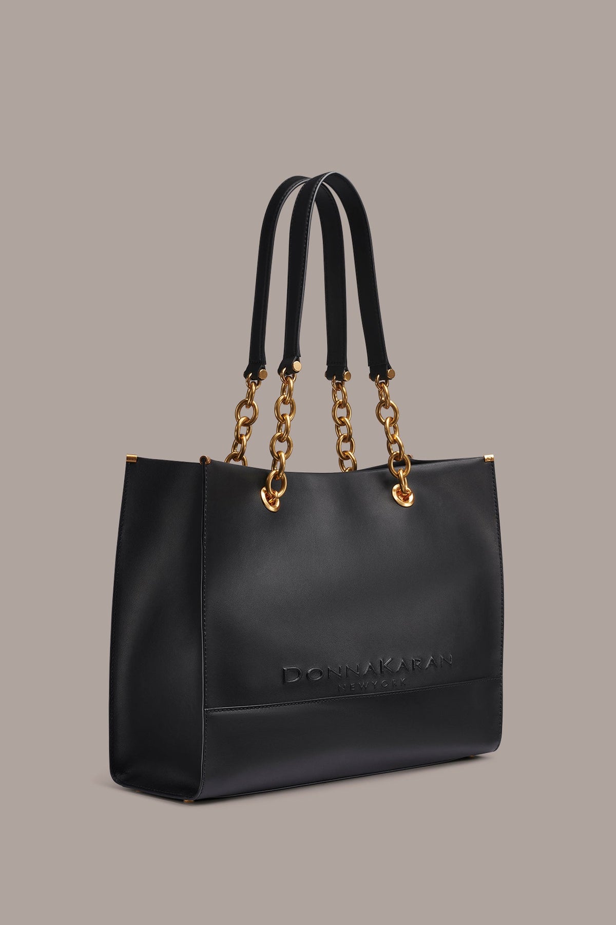 MERINO LEATHER LOGO TOTE