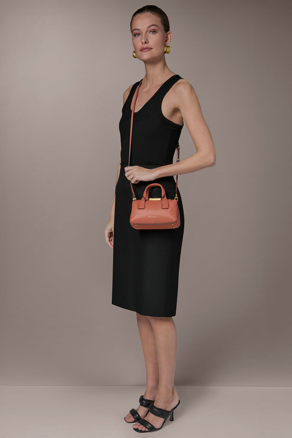 AMAGANSETT LEATHER MINI SATCHEL BAG