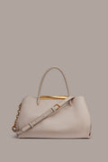 POPLIN LEATHER SMALL SATCHEL BAG